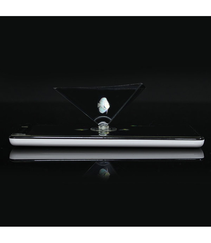3D Holographic Projector Auxiliary Tool Pyramid DIY Creative Gifts For 3.5 to 6.0 Inches Smartphone