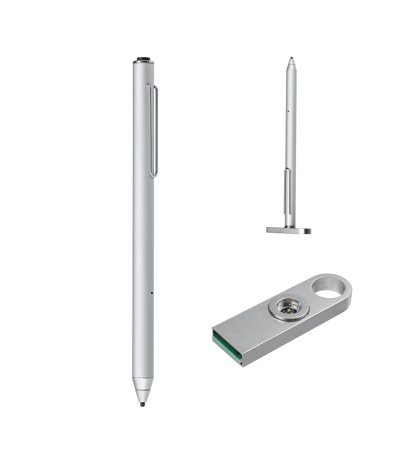 USB Touch Screen Stylus Pen Capacitive For All Mobile Phone Xiaomi Huawei - Silver