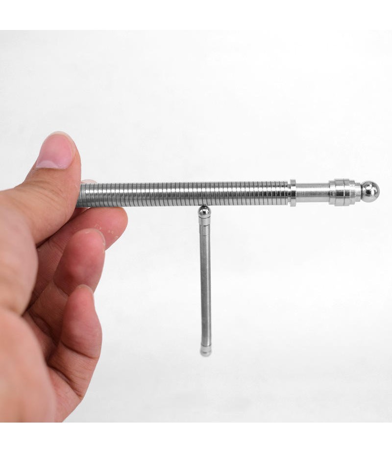  Multifunctional Decompress Pen Puzzle Rotate Magic Magnetic Gel Pen Magnet Spring Ballpoint Student Educational Decompres