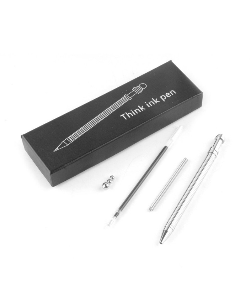  Multifunctional Decompress Pen Puzzle Rotate Magic Magnetic Gel Pen Magnet Spring Ballpoint Student Educational Decompres