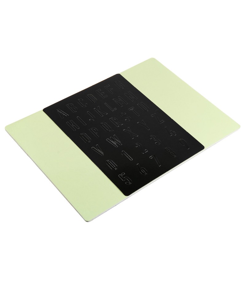 A3 / A4 / A5 Repainted Luminous Hand-Writing Drawing Board with Copy Cardboard - M Blue