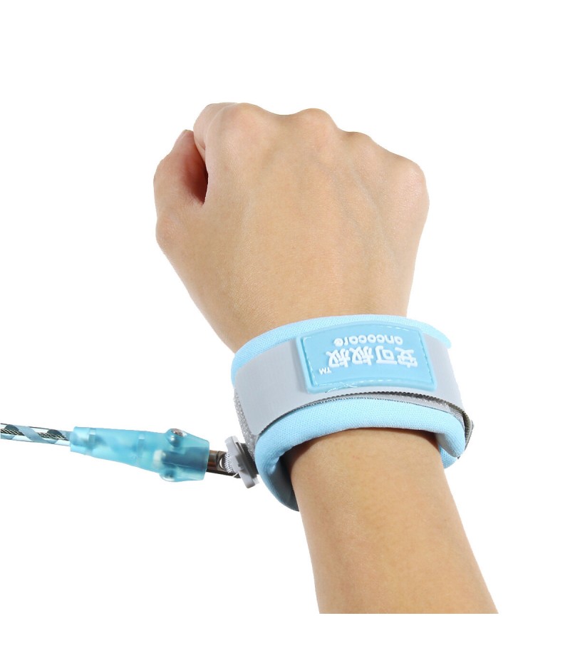2.5m Children Anti-Lost Wrist Link Safety Harness Adjustable Traction Rope Toddler Kids Baby Wristband - Pink