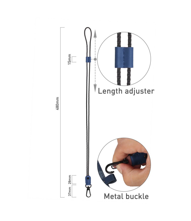  Universal Phone Lanyard Length Adjustable Neck Cord Strap Cell Phone Lanyards Compatible with Most Smartphones - 004