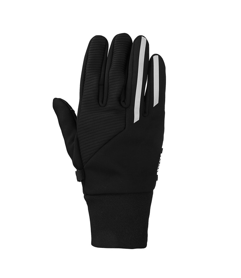 Winter Warm Waterproof 3-Finger Touch Sensitive Outdoors Motorcycle Riding Gloves with Reflective - S