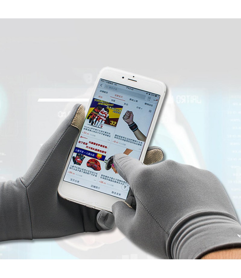  Screen Touch Gloves Elastic Lycra Warm Anti-slip Anti-sweat Electronic Sports Outdoor Motorcycle Bicycle Riding Games Tou