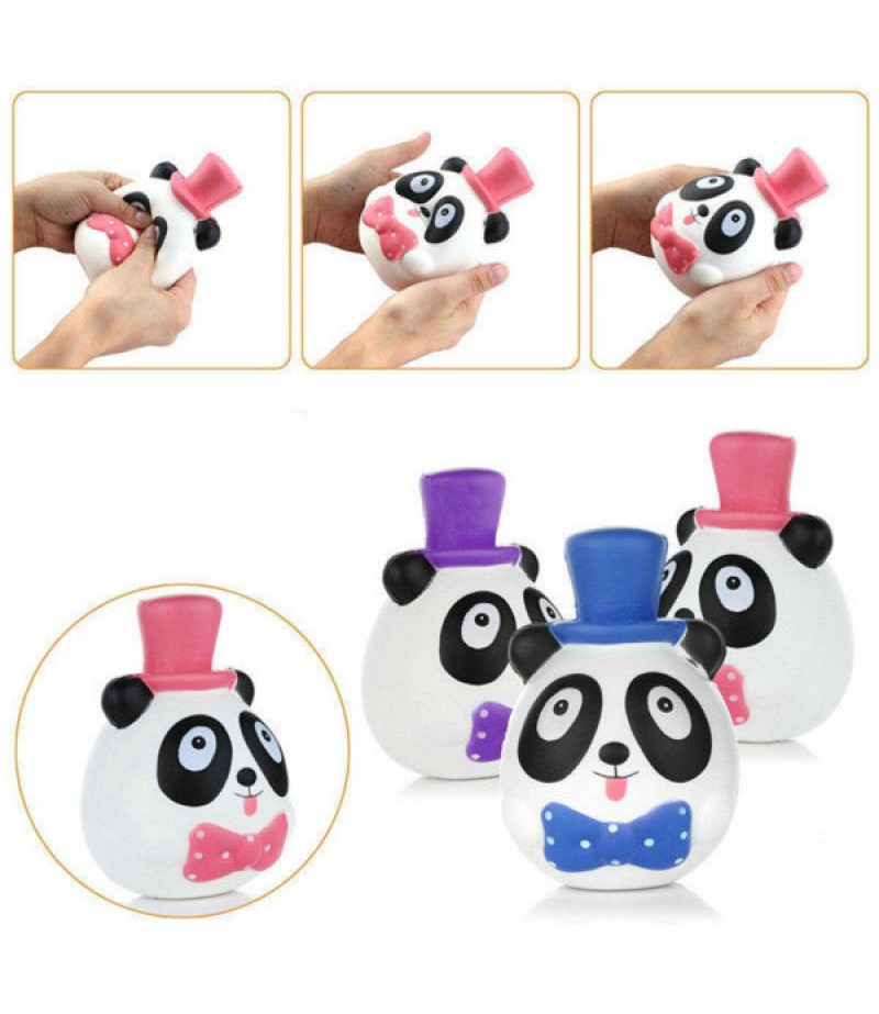 1PC 14CM Jumbo Panda Cake Squishy Charm Soft Slow Rising Mobile Phone Accessories Toy