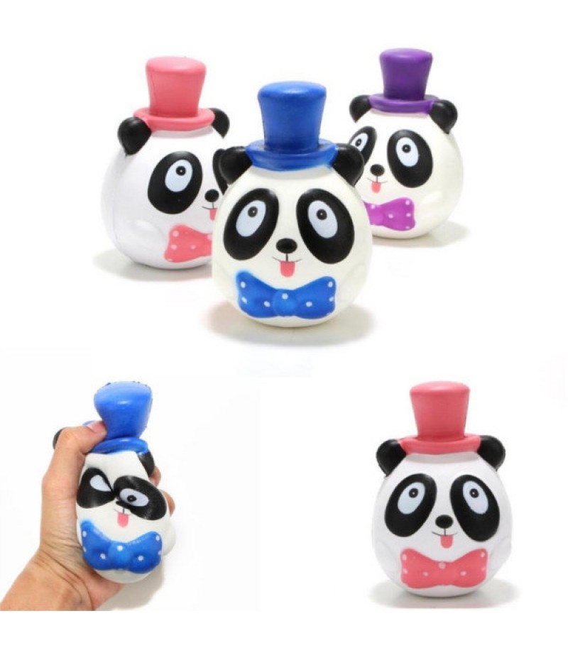 1PC 14CM Jumbo Panda Cake Squishy Charm Soft Slow Rising Mobile Phone Accessories Toy