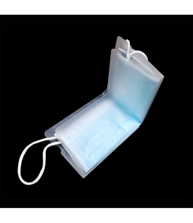  Portable Foldable Disposable Face Mask Storage Folder Box Small Watch Box Container Case