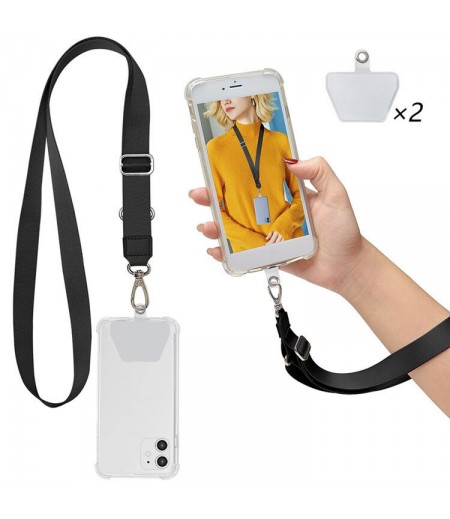  Universal Phone Lanyard Length Adjustable Nylon Crossbody Shoulder Neck Cord Strap Cell Phone Lanyards Compatible with Mo