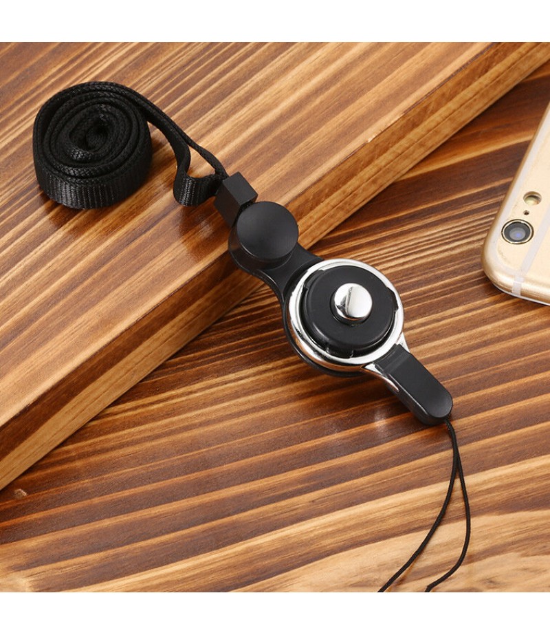  2 in 1 Detachable Universal Phone Ring Holder &amp; Neck Strap Phone Lanyard Work Permit Badge Key Rope for All Smartphon