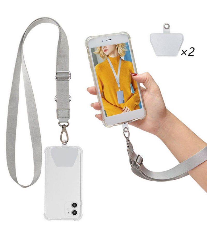  Universal Phone Lanyard Length Adjustable Nylon Crossbody Shoulder Neck Cord Strap Cell Phone Lanyards Compatible with Mo