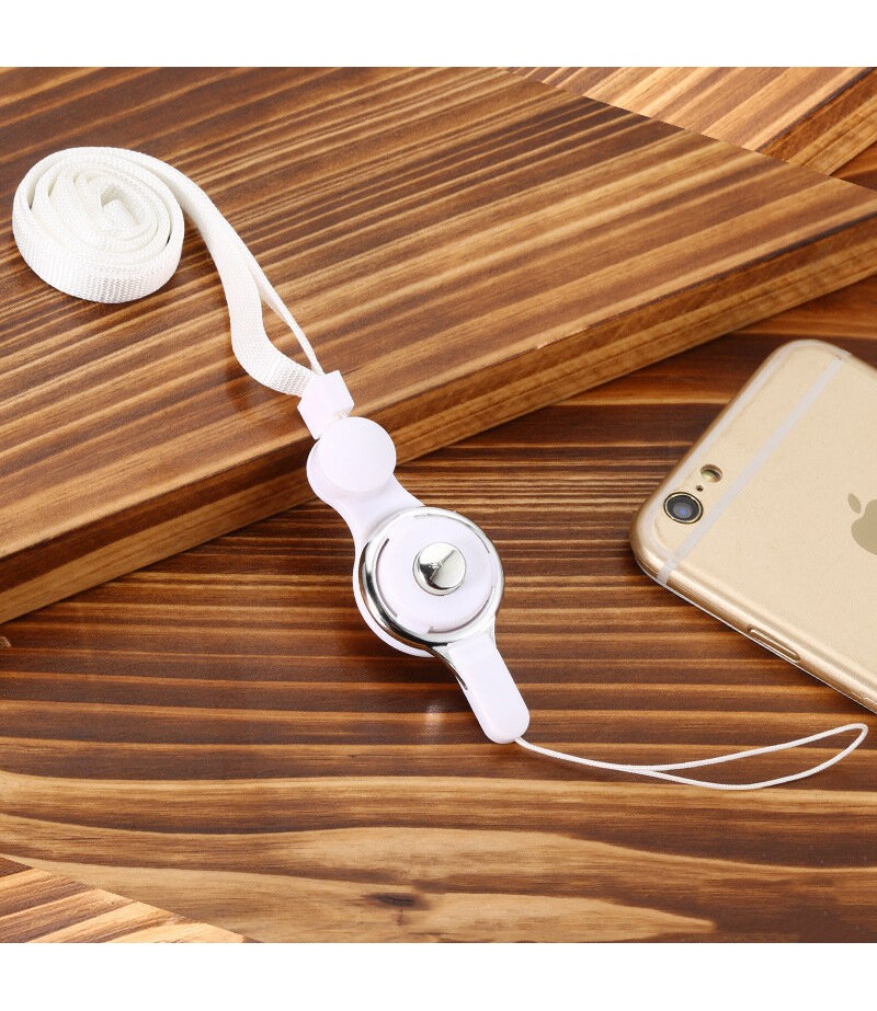  2 in 1 Detachable Universal Phone Ring Holder &amp; Neck Strap Phone Lanyard Work Permit Badge Key Rope for All Smartphon