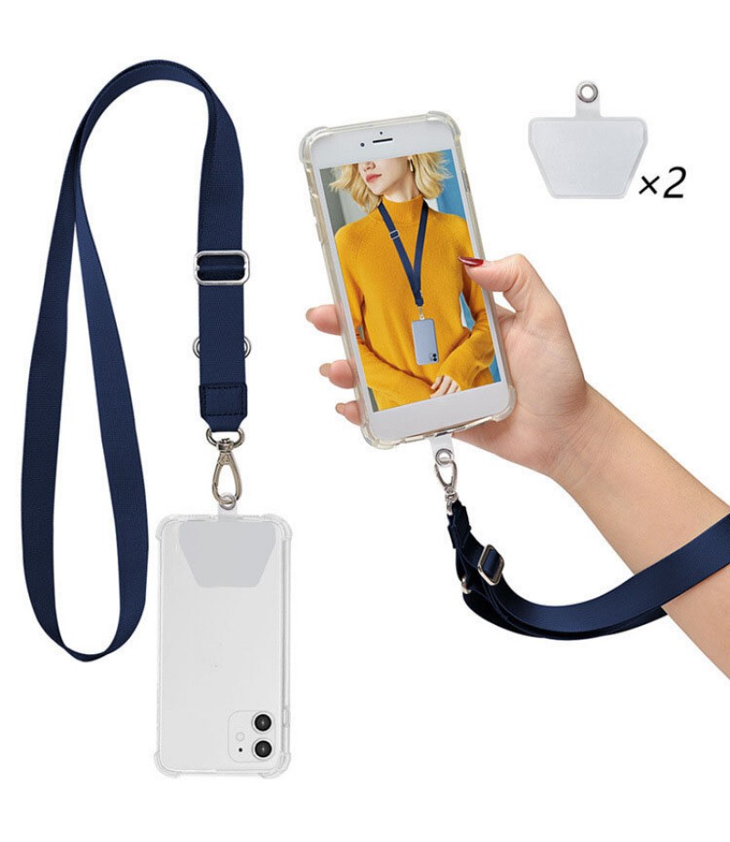  Universal Phone Lanyard Length Adjustable Nylon Crossbody Shoulder Neck Cord Strap Cell Phone Lanyards Compatible with Mo