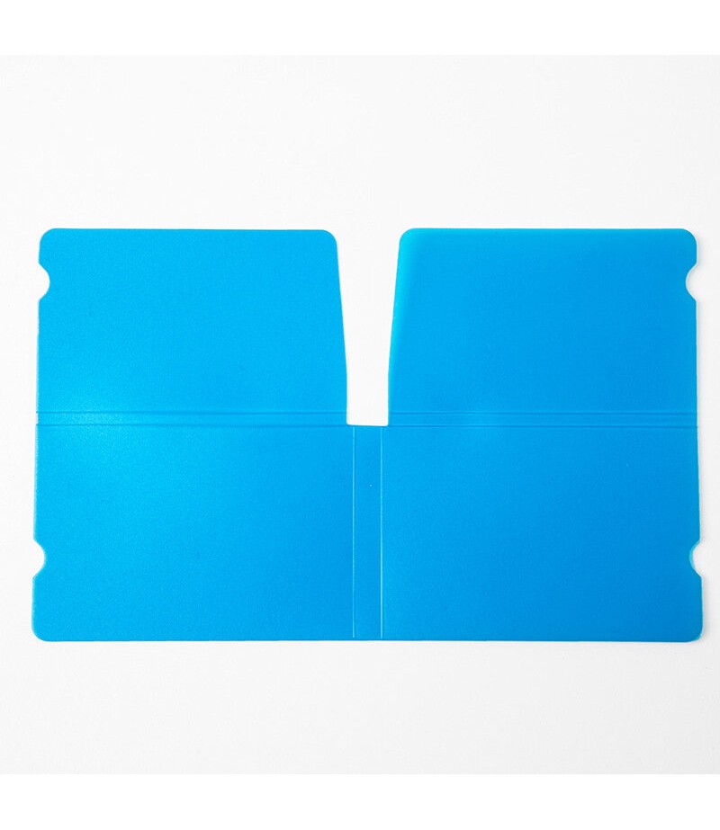 Colorful Portable Foldable Disposable Face Mask Storage Folder Box Small Watch Box Container Case - Red