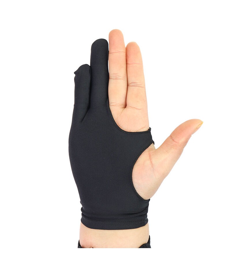  Shaped Style Anti-Fouling Gloves for Any Graphics/ Table/ Drawing Left and Right Hand Drawing Gloves - S 1pc