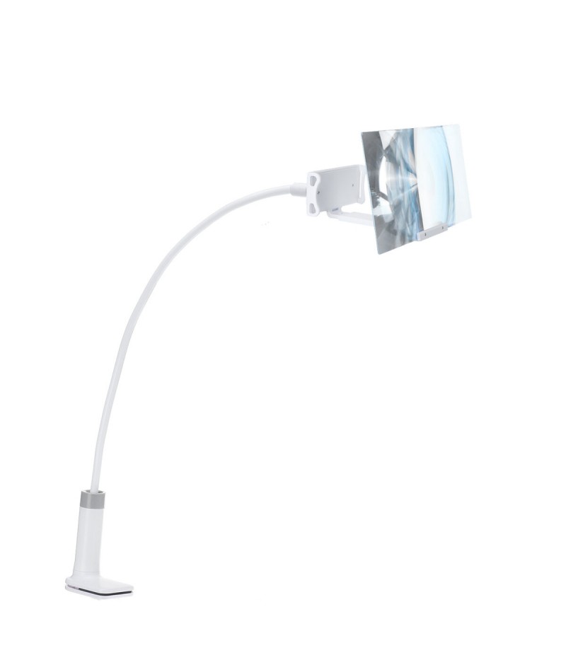 14 Inch Phone Screen Magnifier HD Projection Amplifier Bracket Holder Adjustable - White
