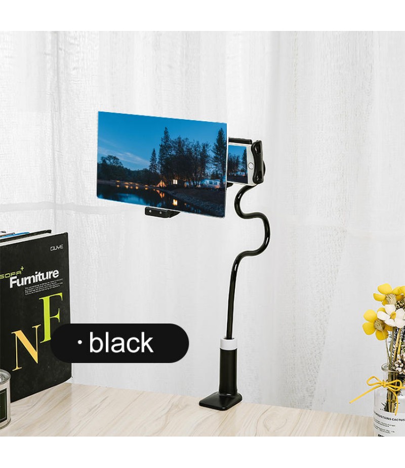Mobile Phone High Definition Projection Bracket Adjustable Flexible All Angles Phone Tablet Holder 3D HD Phone Screen Magnifier 