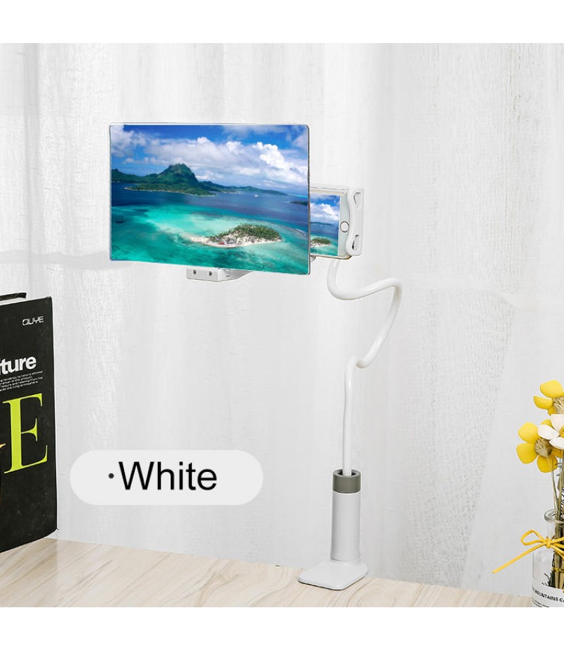 Mobile Phone High Definition Projection Bracket Adjustable Flexible All Angles Phone Tablet Holder 3D HD Phone Screen Magnifier 
