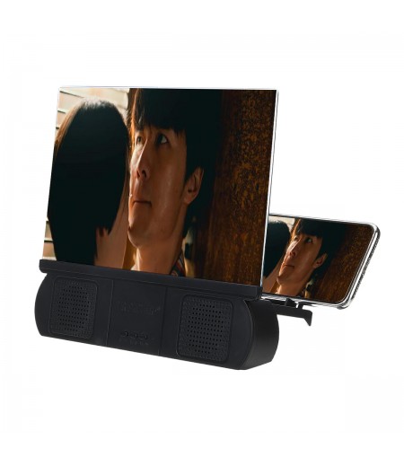 10 Inch 3D Phone Screen Magnifier Movie Video Amplifier for Smart Phone for iPhone for Samsung - White