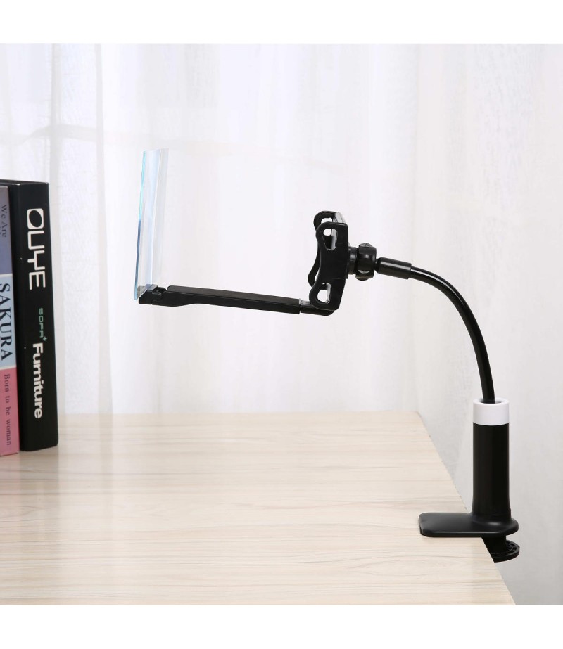 12'' Folding Mobile Phone Screen Magnifier 3D HD Screen Amplifier Stand Bracket - White