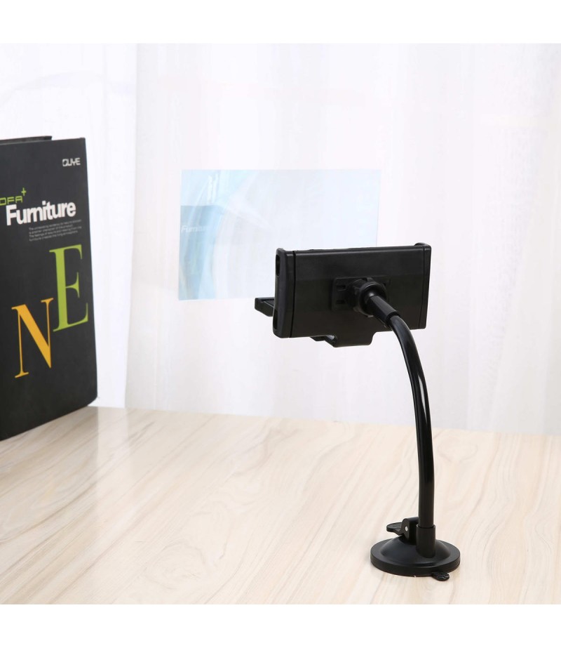 12'' Folding Mobile Phone Screen Magnifier Suction Cup 3D HD Screen Amplifier Stand Bracket - White