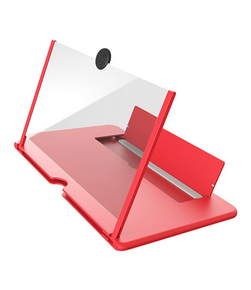  10 inch HD 3D Phone Screen Magnifier Enlarge 3-4 Times Foldable Eye Protect Movie Video Screen Amplifier Lazy Desktop Mou