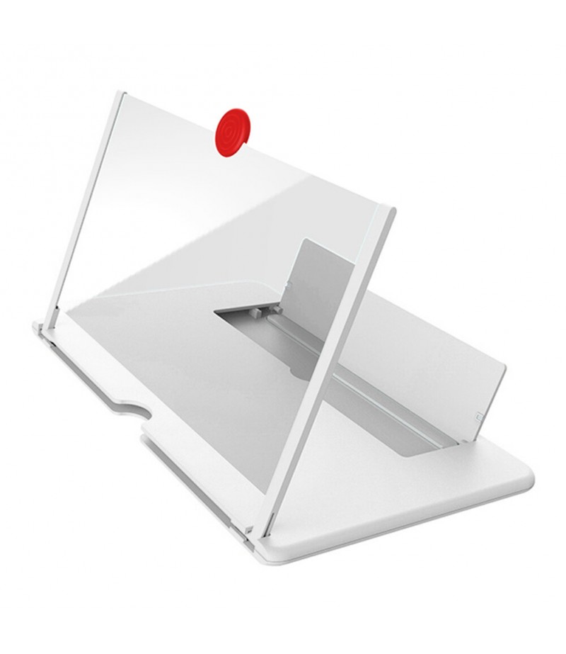  10 inch HD 3D Phone Screen Magnifier Enlarge 3-4 Times Foldable Eye Protect Movie Video Screen Amplifier Lazy Desktop Mou