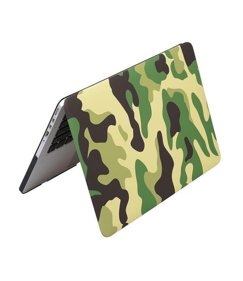 Camouflage Pattern PC Laptop Hard Case Cover Protective Shell For Apple Macbook Retina 15.4 Inch - Blue