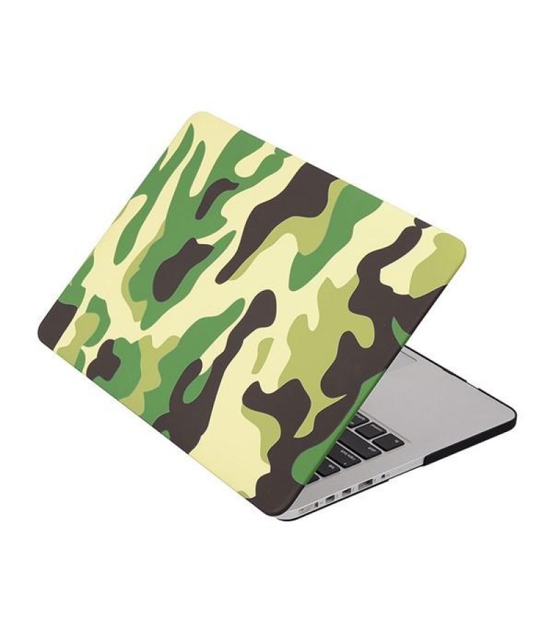 Camouflage Pattern PC Laptop Hard Case Cover Protective Shell For Apple Macbook Retina 15.4 Inch - Blue