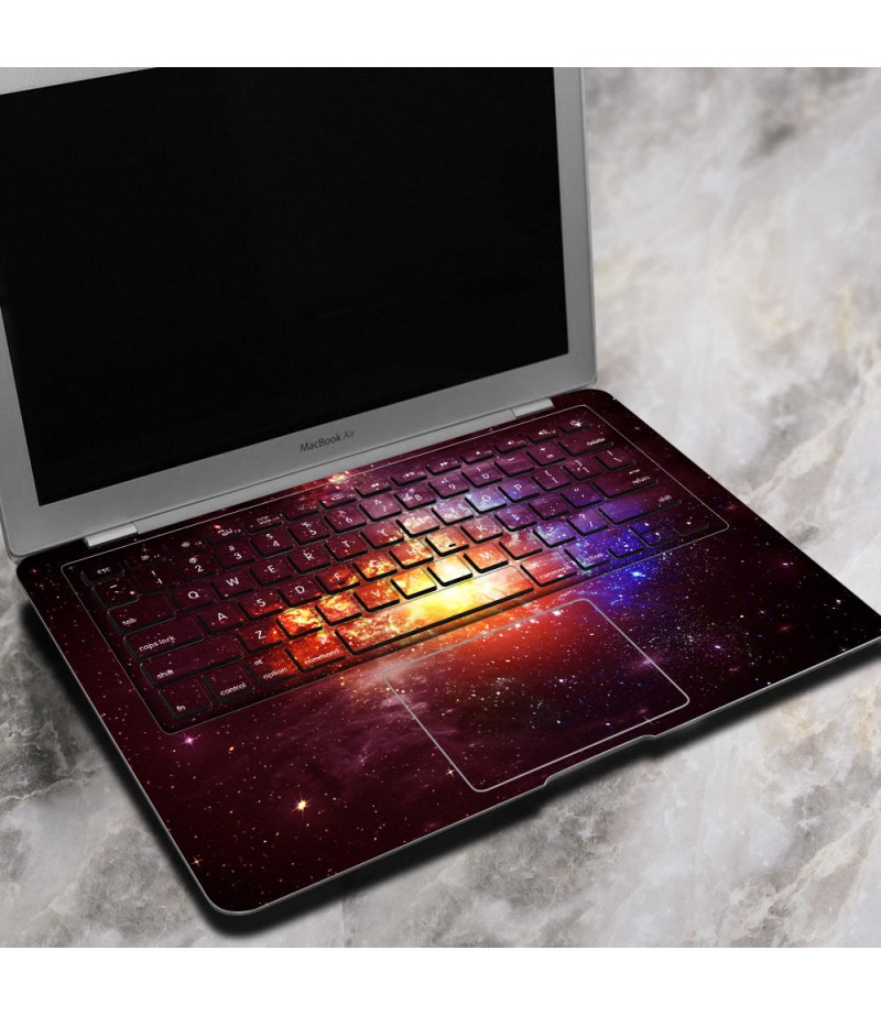 PAG Planet Fracture Decorative Laptop Decal Sticker Bubble Free Self-adhesive For Macbook Air 13 Inch