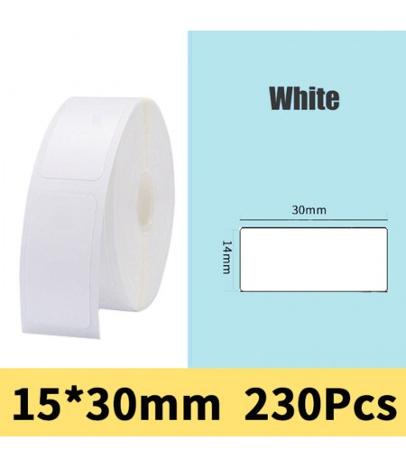 Pure Color Scratch-Resistant Thermal Printer Price Label Sticker Printing Paper - White