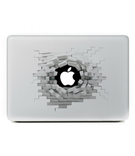 Removable 3D Effect Vinyl Decal Sticker Skin For Macbook 13 Inch - 2