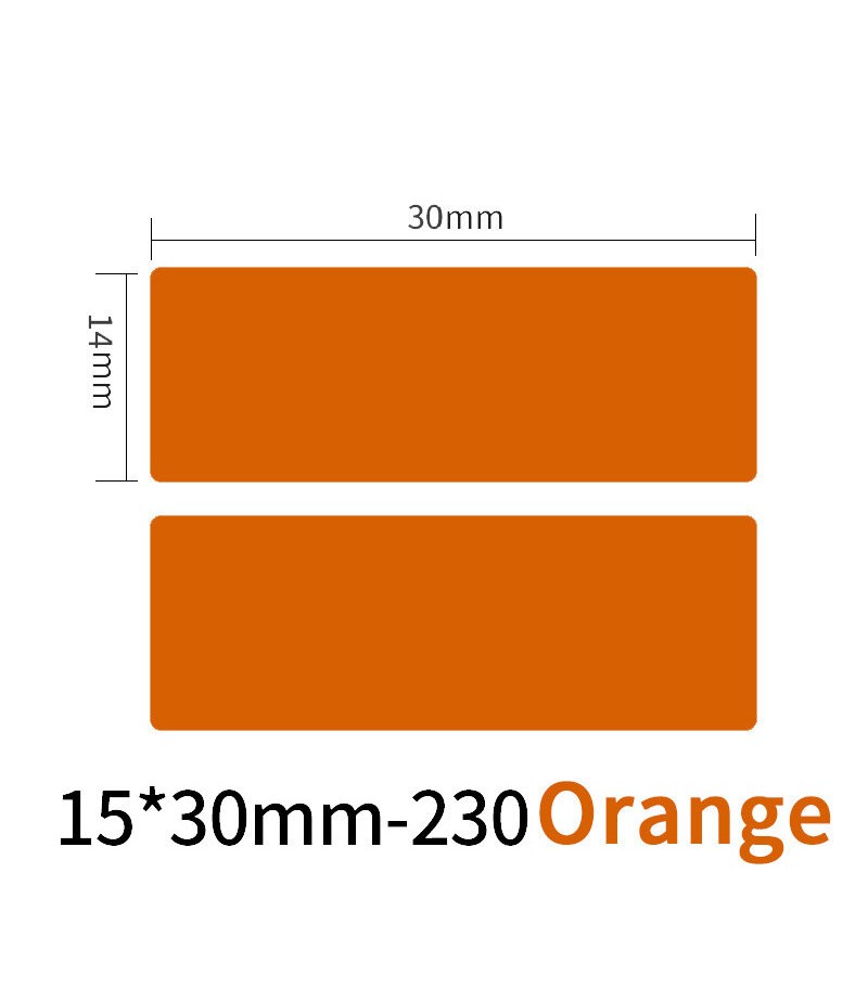  Pure Color Scratch-Resistant Thermal Printer Price Label Sticker Printing Paper - White