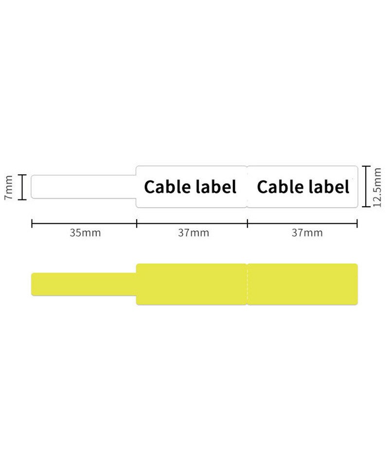  Pure Color Scratch-Resistant Thermal Printer Price Label Sticker Printing Paper - White