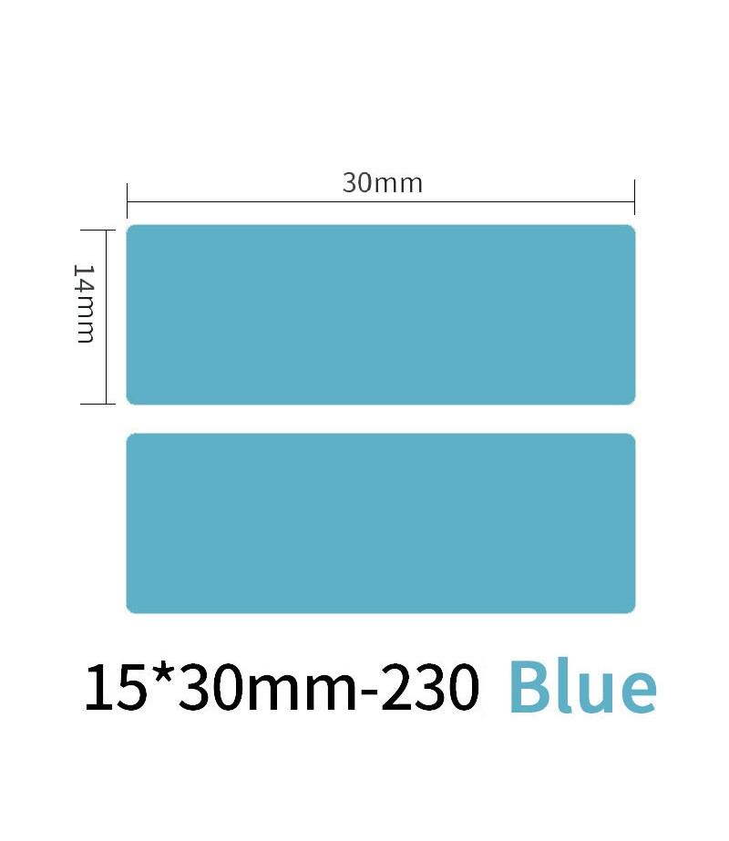  Pure Color Scratch-Resistant Thermal Printer Price Label Sticker Printing Paper - White