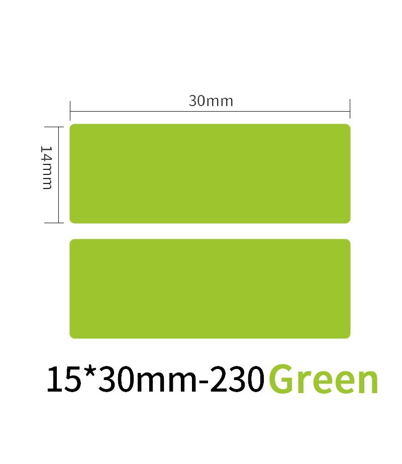  Pure Color Scratch-Resistant Thermal Printer Price Label Sticker Printing Paper - White