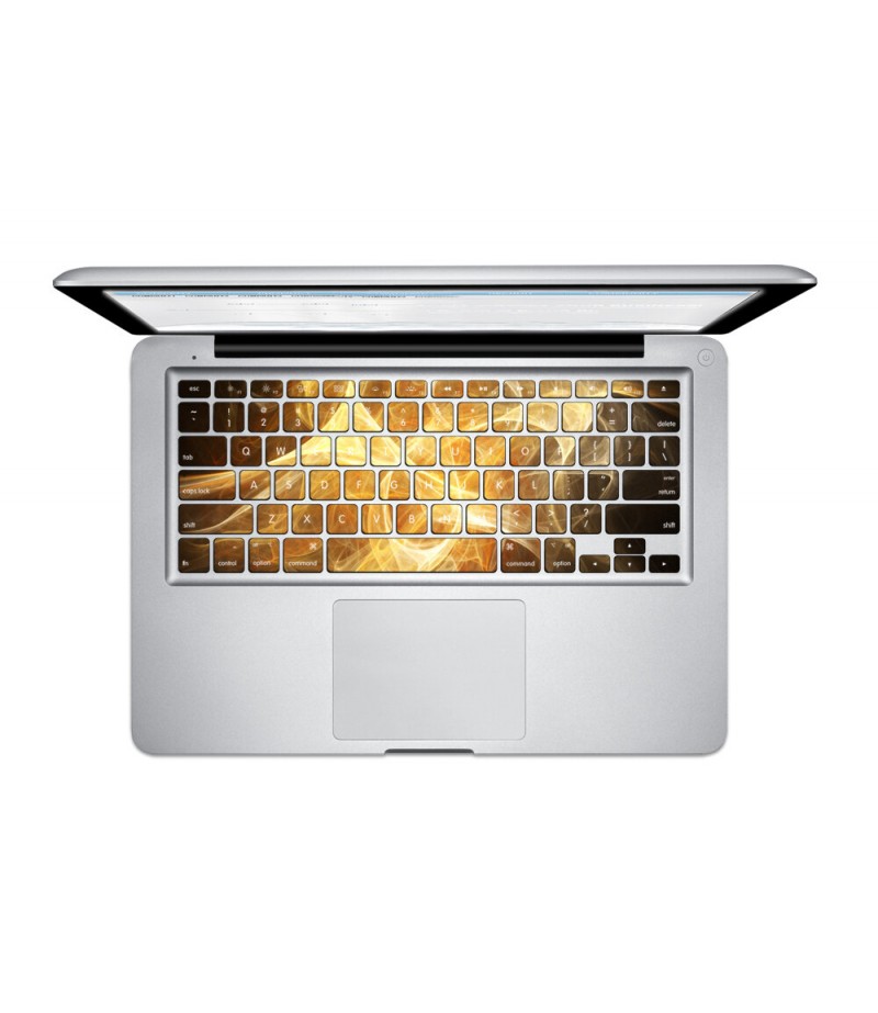 PAG Flowing Dazzling Cloud PVC Keyboard Bubble Free Self-adhesive Decal For Macbook Pro 13 15 Inch - 13 Inch