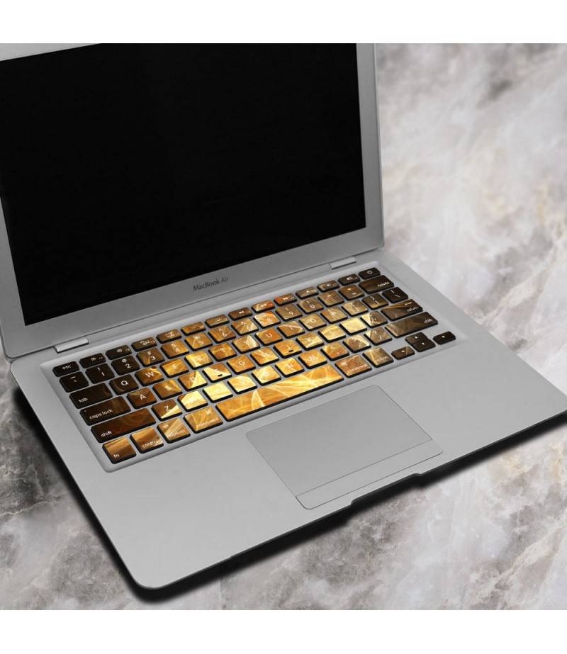 PAG Flowing Dazzling Cloud PVC Keyboard Bubble Free Self-adhesive Decal For Macbook Pro 13 15 Inch - 13 Inch