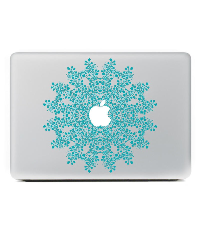 PAG Flower Ring Decorative Laptop Decal Removable Bubble Free Self-adhesive Skin Sticker