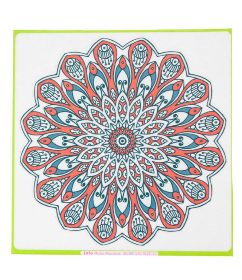 Peacock's Fan Style Vinyl Sticker Skin Decal Cover Laptop Skin For Apple MacBook Air Pro