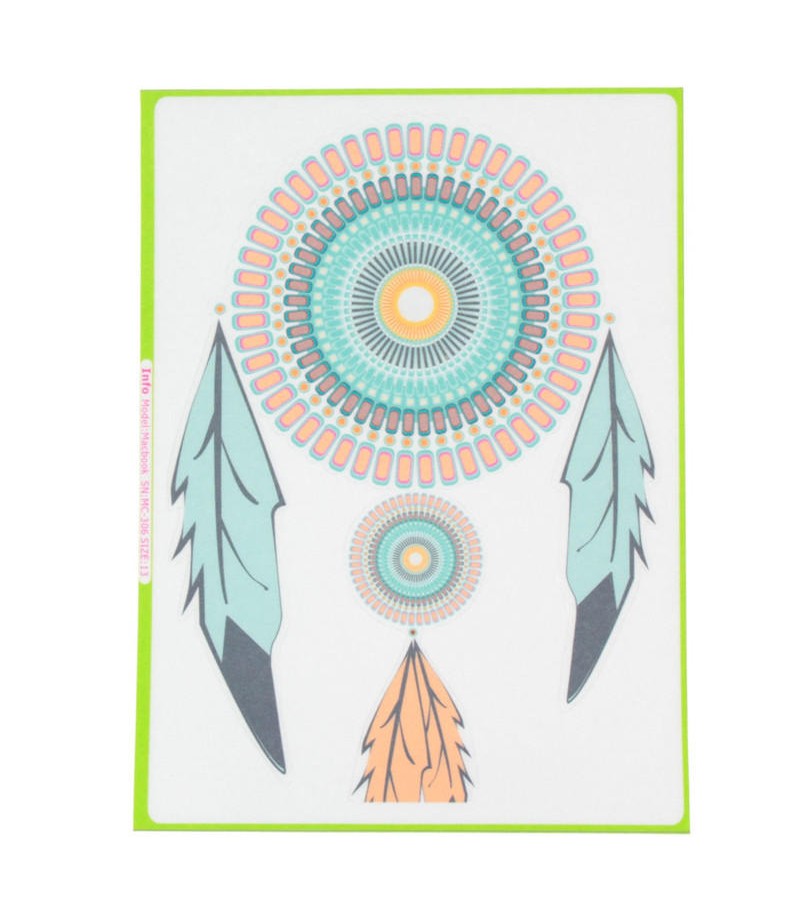 Indian's Feather Vinyl Sticker Skin Decal Cover Laptop Skin For Apple Macbook Air Pro